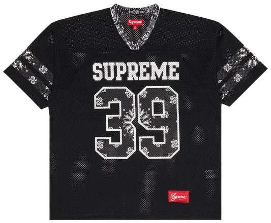 Supreme Bandana Football Jersey Black