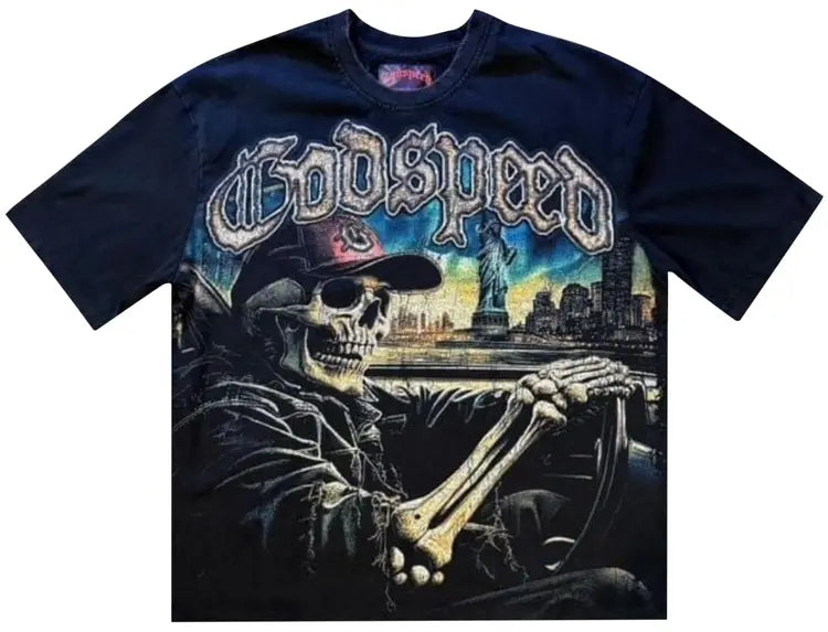 Godspeed Sightseeing T-Shirt Black Wash