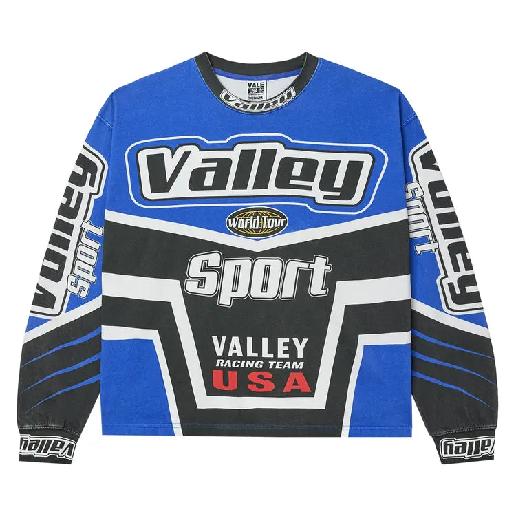 Vale Forever Motocroxxx L/S T-Shirt Blue