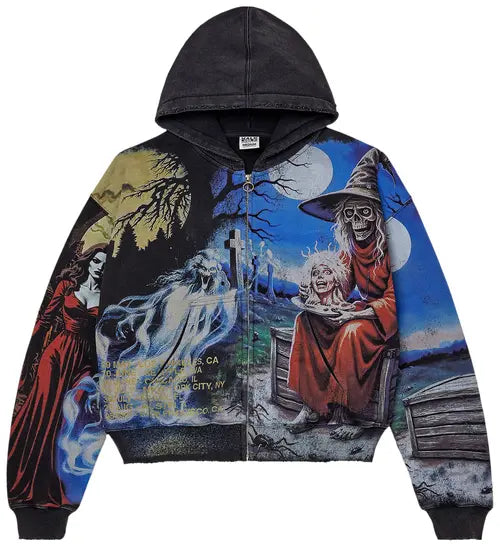 Vale Forever Ether Zip Up Hoodie Black