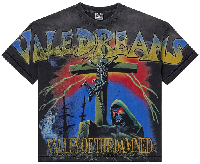 Vale Forever Damned Big Tee Black
