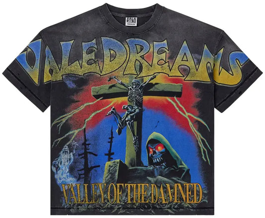Vale Forever Damned Big Tee Black