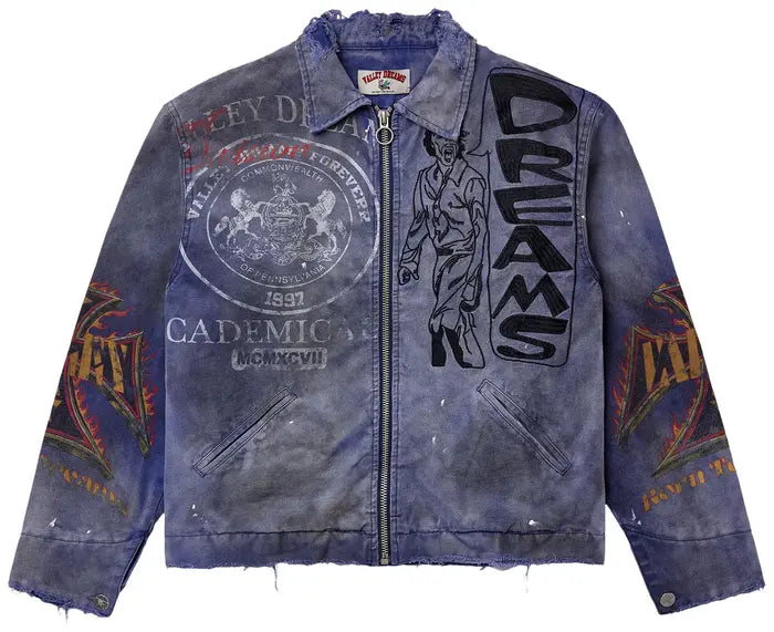 Vale Forever Destruction Work Jacket Mechanic/Purple