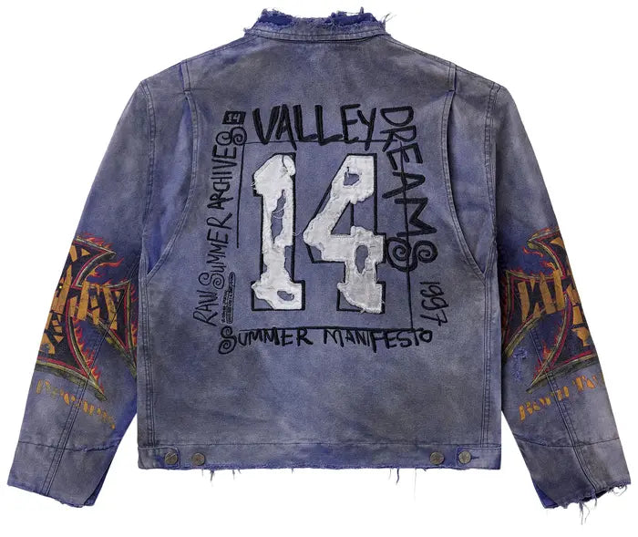 Vale Forever Destruction Work Jacket Mechanic/Purple