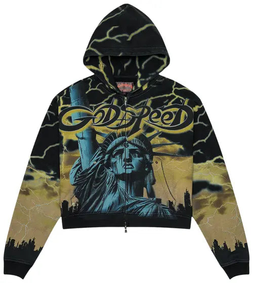 Godspeed Voltage Zip Up Hoodie Yellow