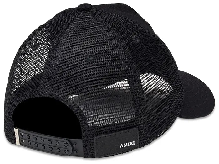 Amiri Bones Stacked Trucker Hat Black