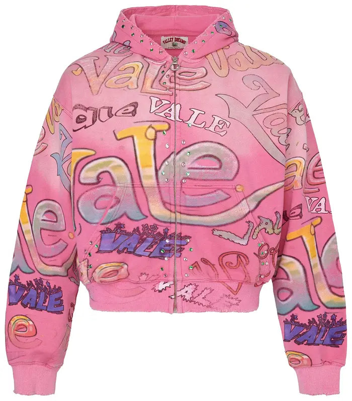 Vale Forever Bubblegum Zip Up Pink