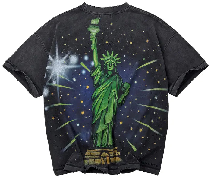 Vale Forever Skyline Bling Tee Black