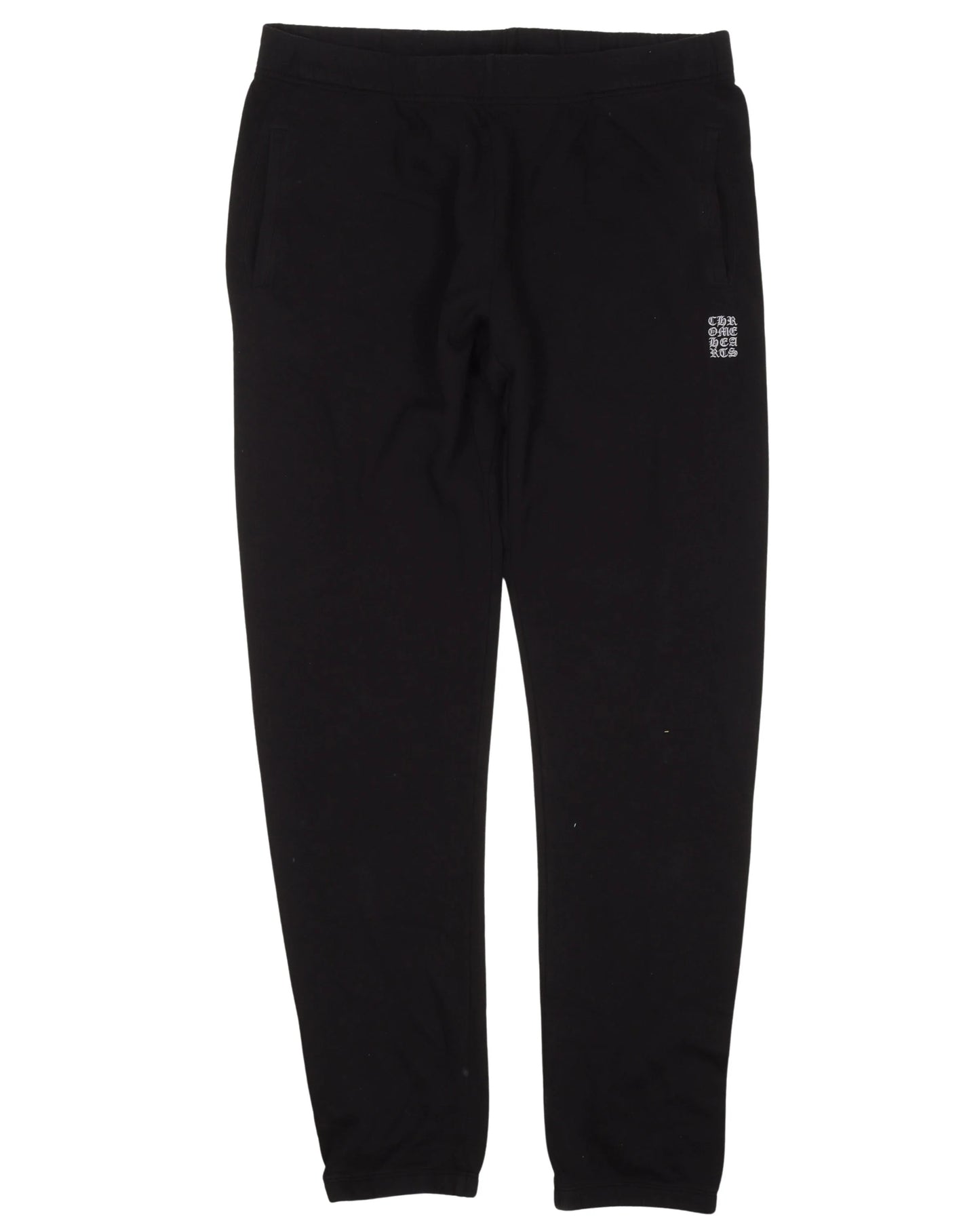 Chrome Hearts Eyechart Logo Sweatpants Black
