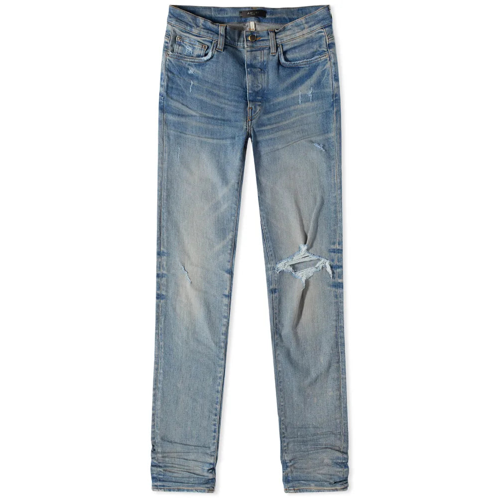Amiri Broken Jeans Clay Indigo