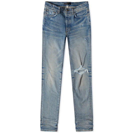 Amiri Broken Jeans Clay Indigo