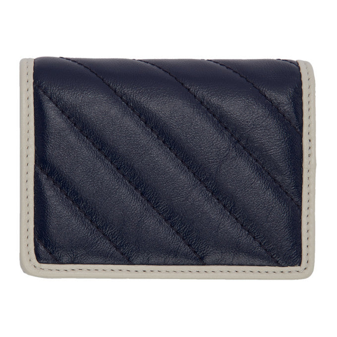 Gucci Navy GG Marmont Torchon Bifold Wallet