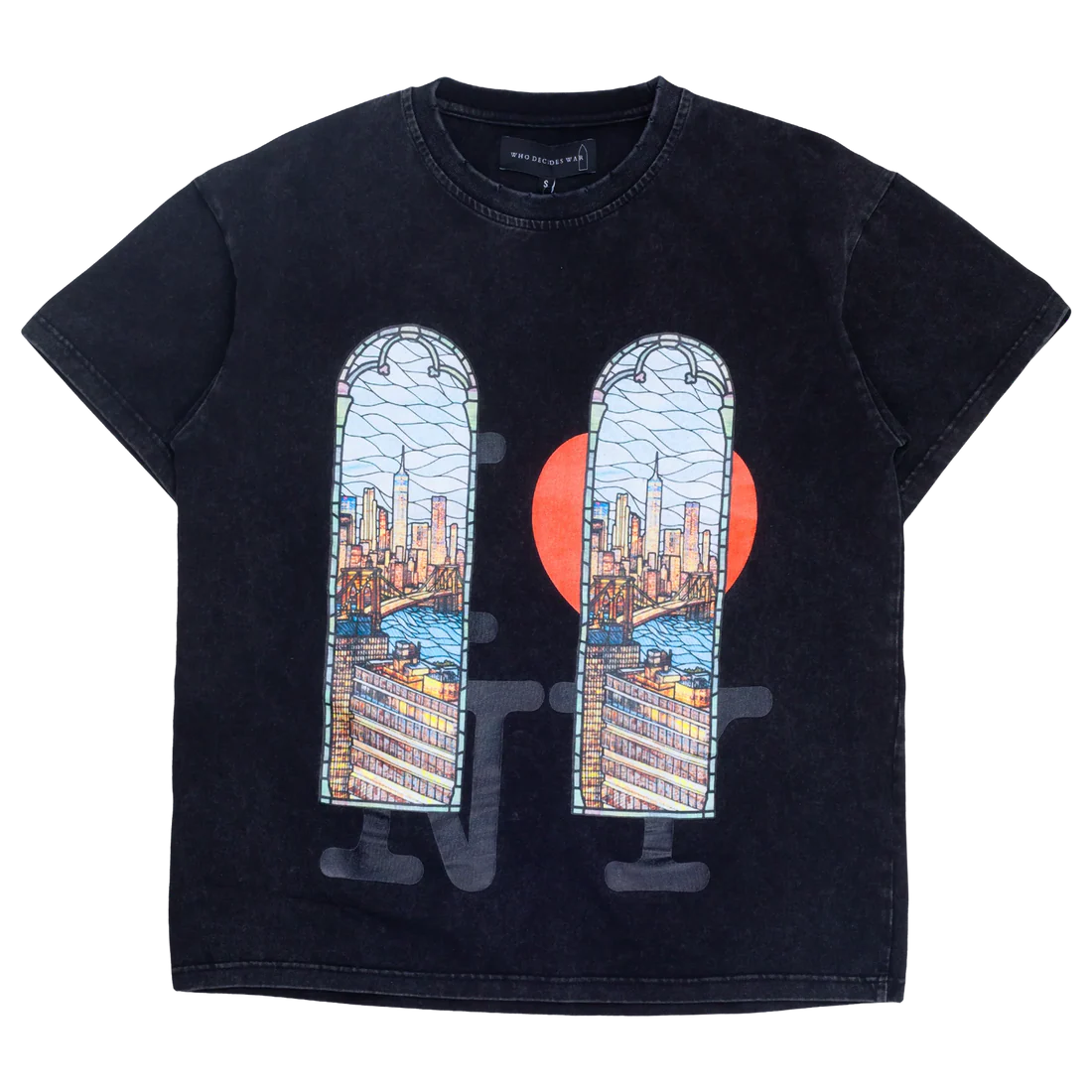 Who Decides War x Patron Of The New T-Shirt Coal
