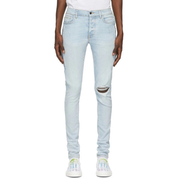 AMIRI Watercolor Half Track Jeans