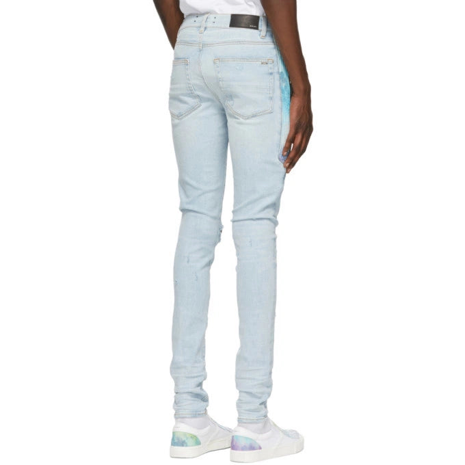 AMIRI Watercolor Half Track Jeans