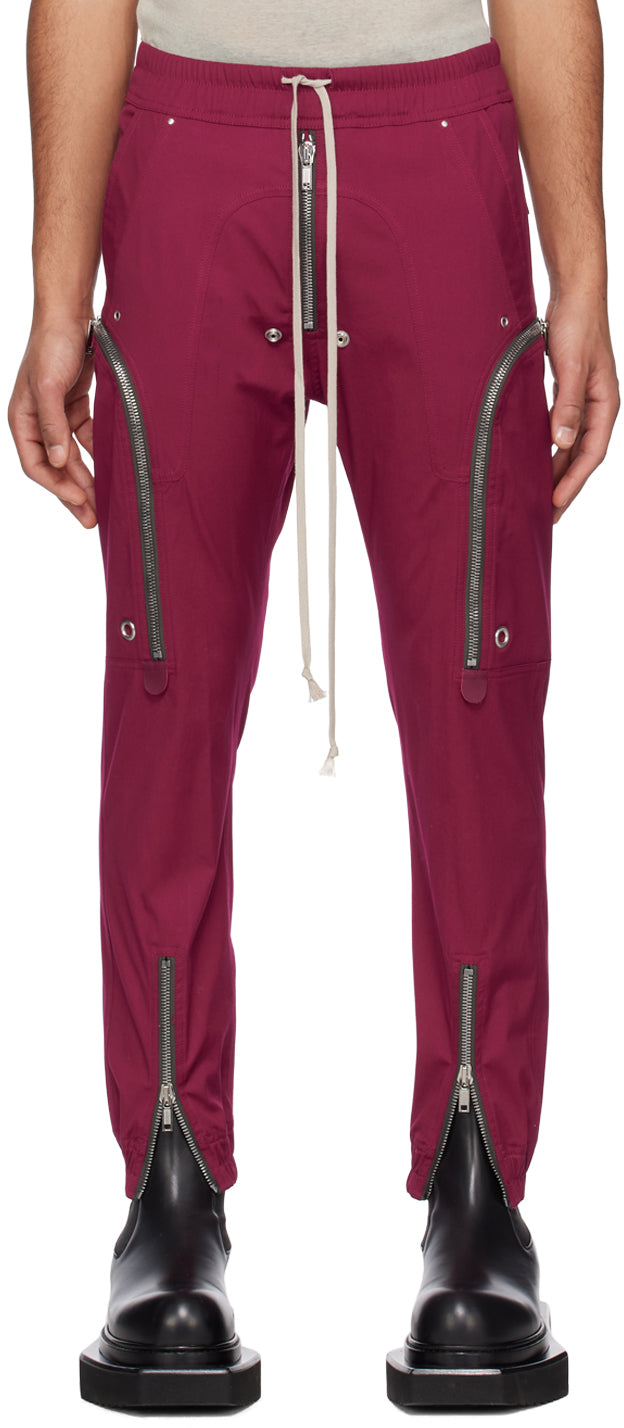Rick Owens Bauhaus Cargo Pants Fuchsia