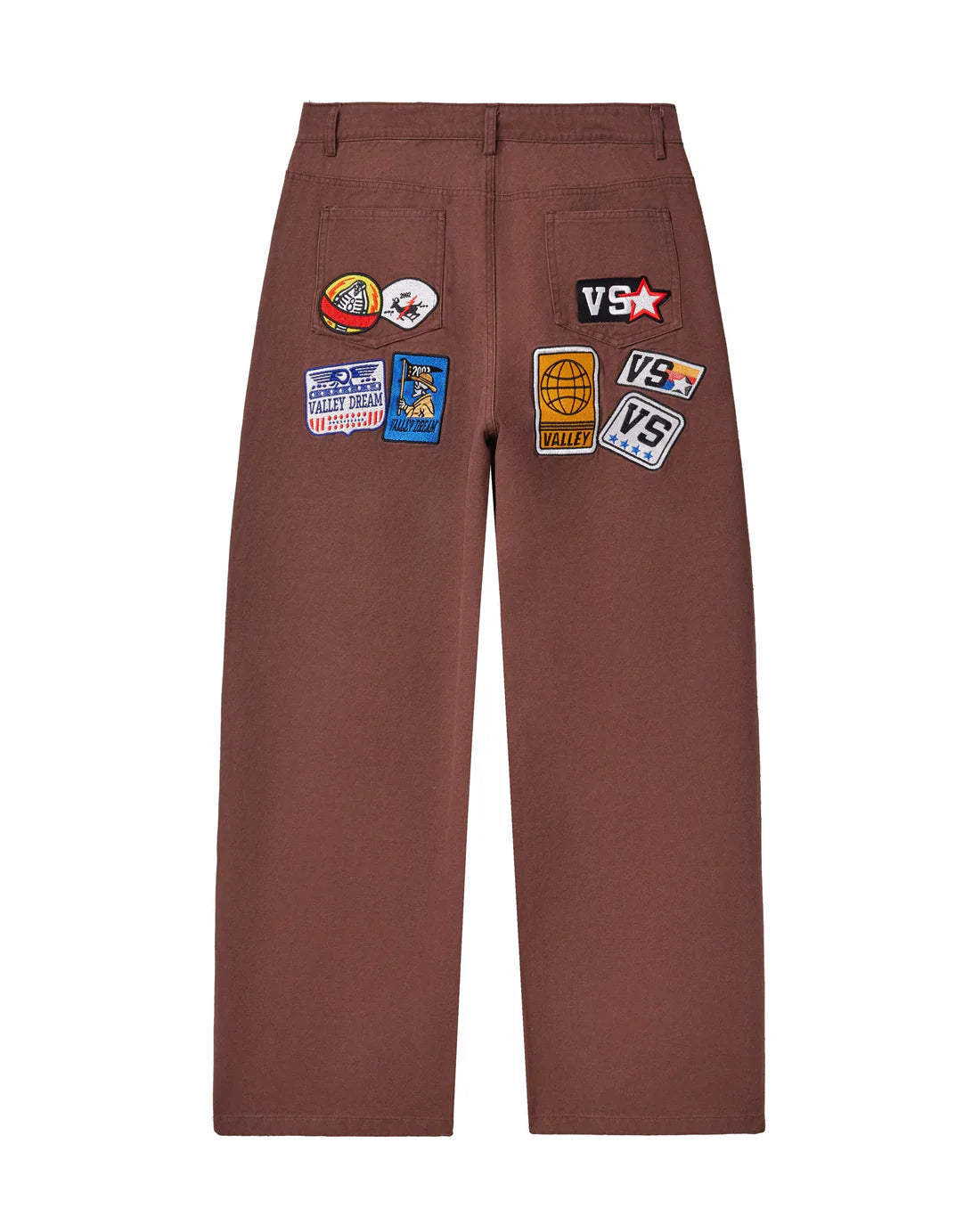 Vale Forever 1980s Painters Carpenter Pants Brown