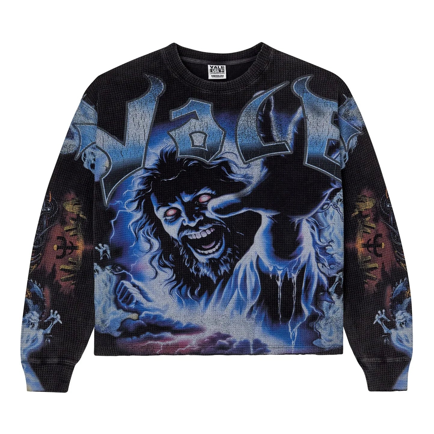 Vale Forever Fear Thermal T-Shirt Black