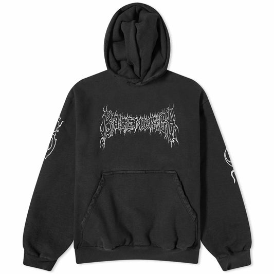 Balenciaga Darkwave Round Hoodie Oversized
