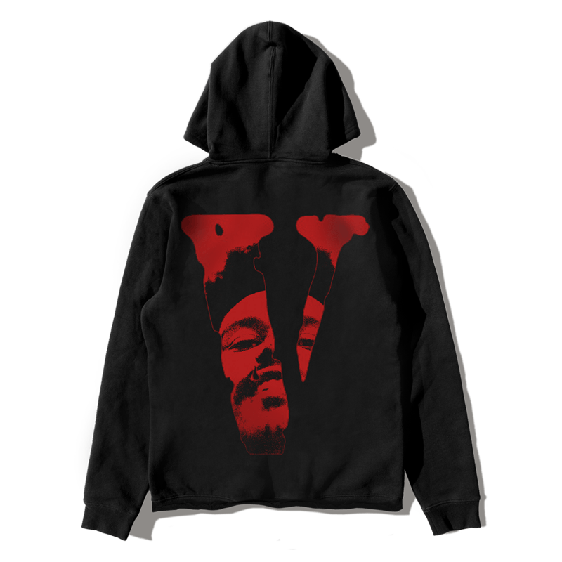The Weekend X Vlone After Hours Blood Drip Pullover Hoodie Black