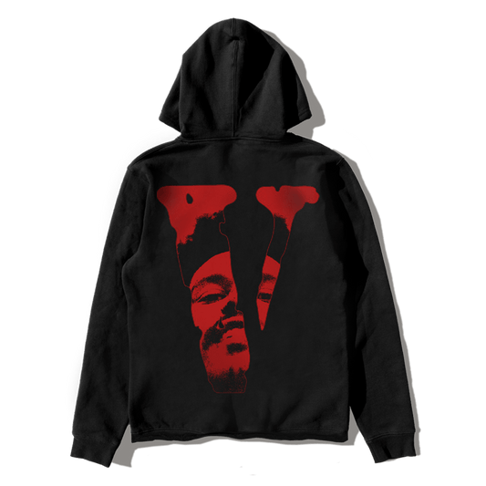 The Weekend X Vlone After Hours Blood Drip Pullover Hoodie Black
