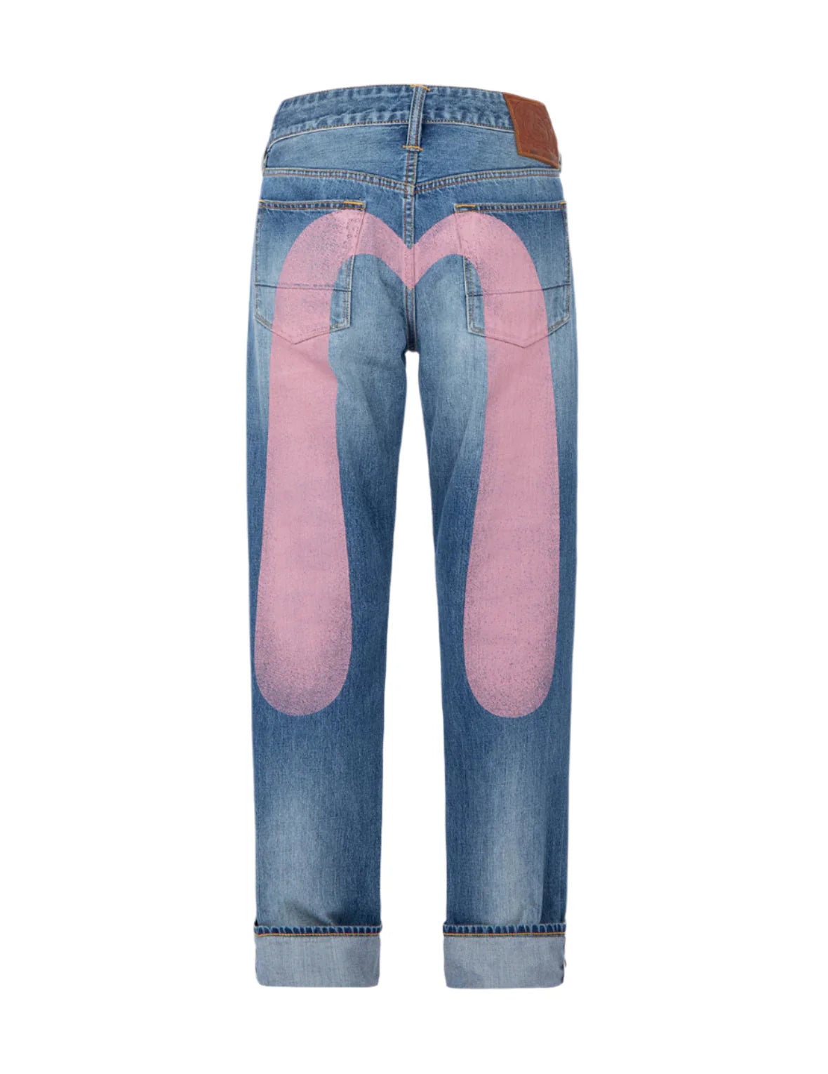 Evisu Daicock Print Baggy-Fit Jeans #2000 Indigo