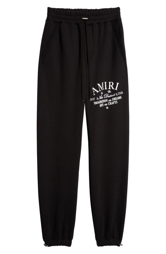 Amiri Arts District Graphic Jogger Sweatpants Black