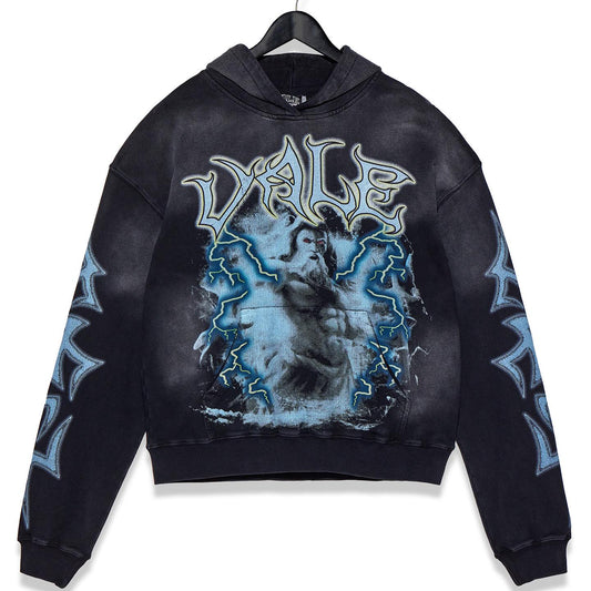 Vale Forever Neptune Washed Black Hoodie