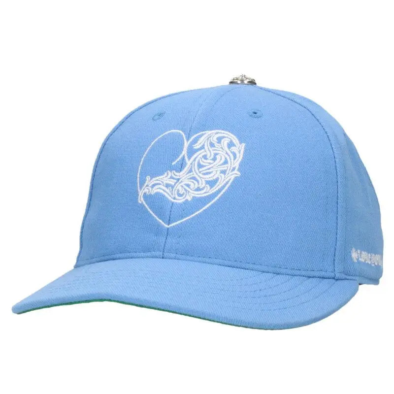 Chrome Hearts Wool Acrylic Serge Carolina Blue Fitted Hat