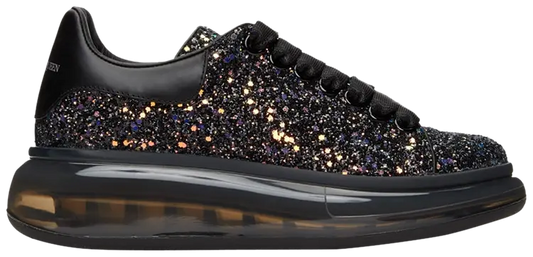 Alexander McQueen Oversized Sneaker Black Galaxy Glitter