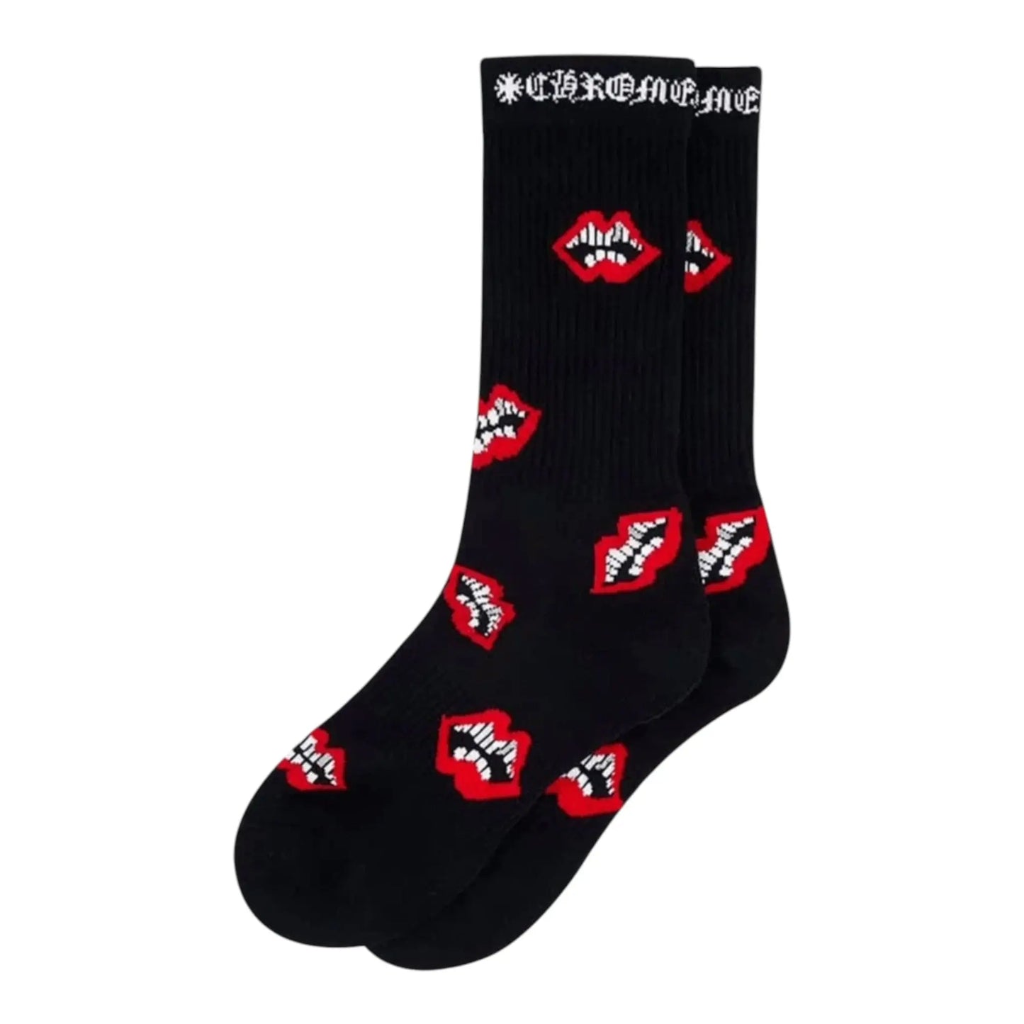 Chrome Hearts Matty Boy Chomper Socks Black