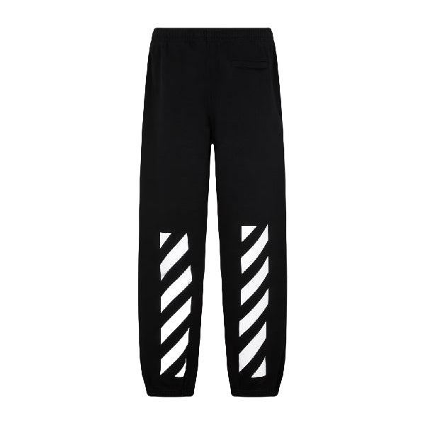 Off-White Diag Helvetica Shorten Sweatpants Black