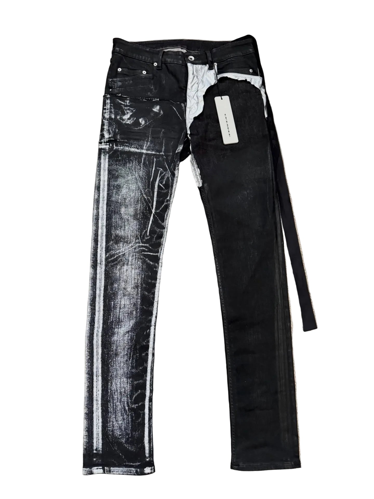 Rick Owens DRKSHDW Collage Tyrone Cut Jeans Black
