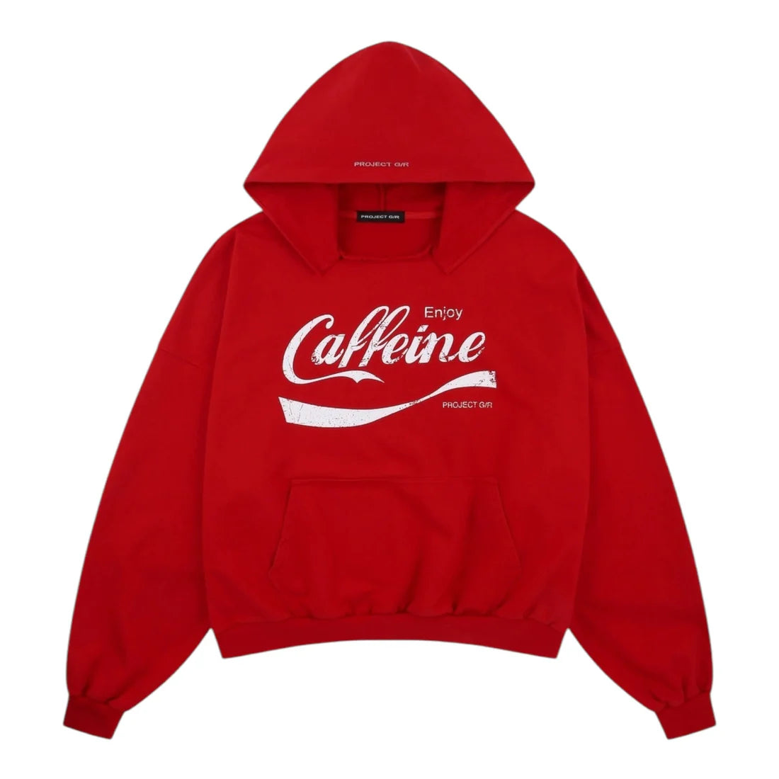 Project G/R Caffeine Parody Pullover Hoodie Red