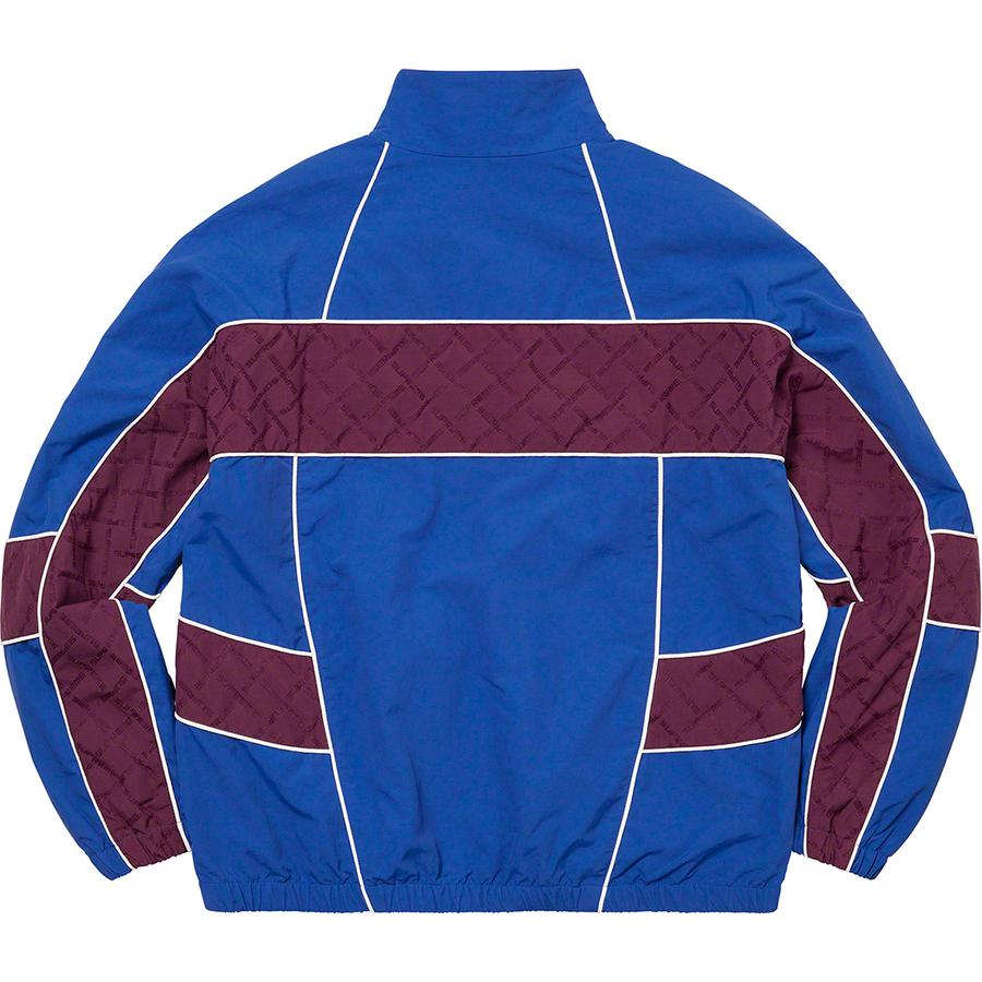 Supreme Jacquard Panel Track Jacket Royal Blue Purple