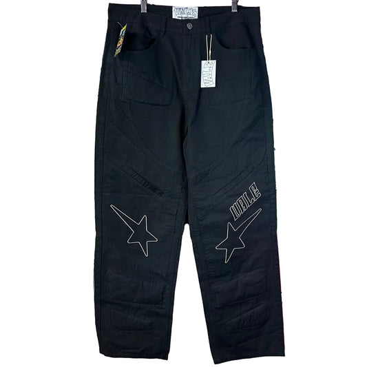Vale Forever Baggy Star Cargo Pants Black
