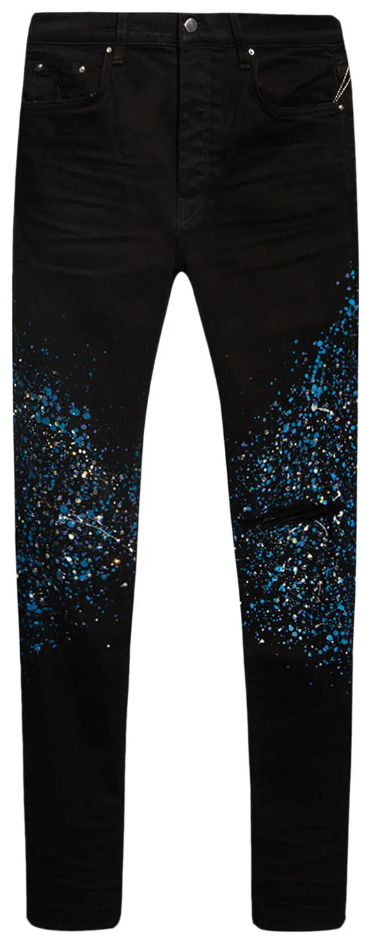 AMIRI Crystal Painter Jean Black