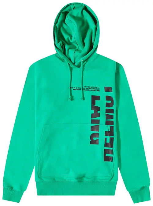 Helmut Lang Macro Mix Hoodie Peppermint Green