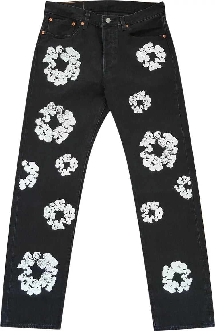 Denim Tears x Levi's Cotton Wreath Jean Black
