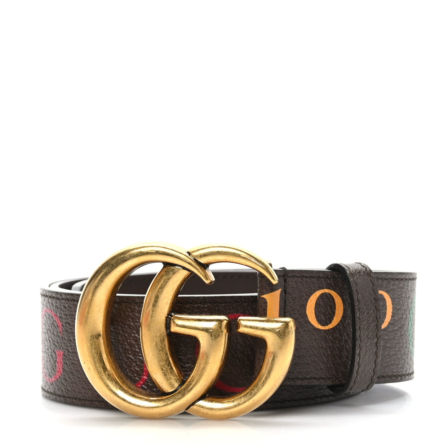 Gucci Dollar Calfskin Centennial 100 Double G 40mm Belt