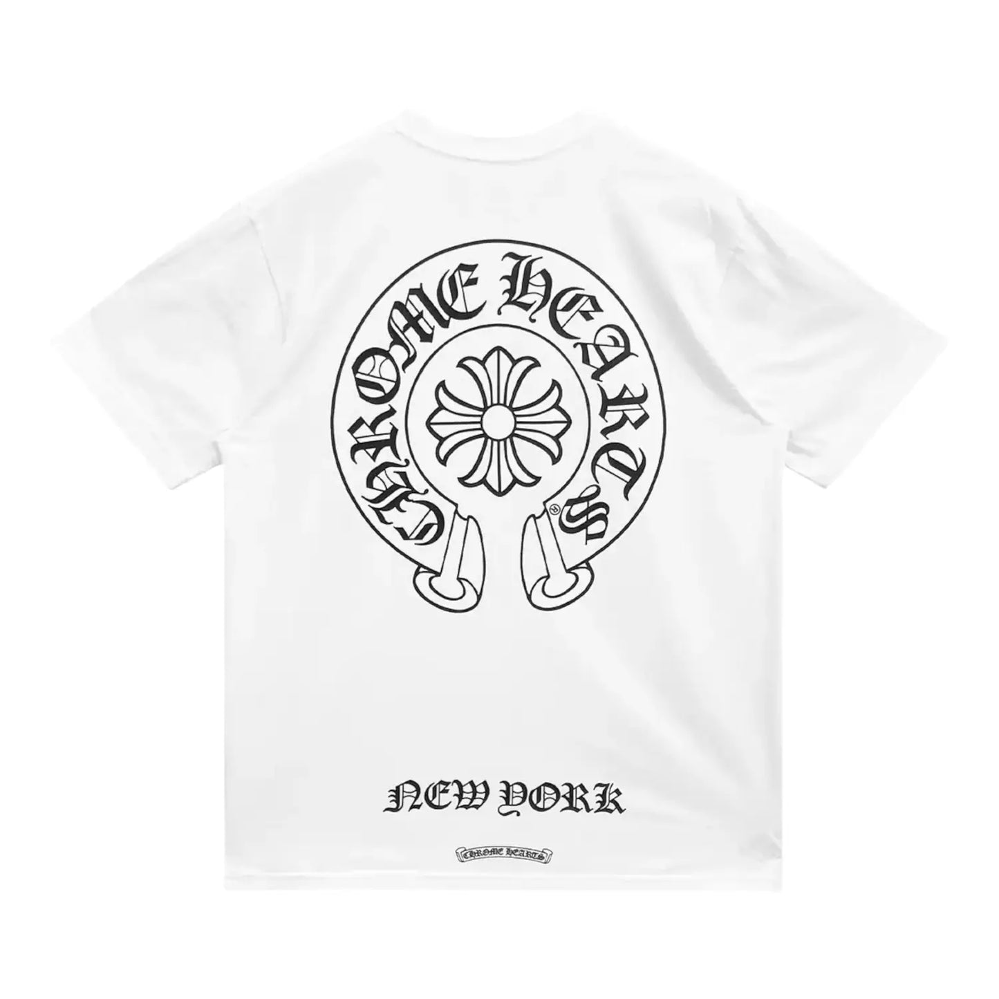 Chrome Hearts Horse Shoe Logo Pocket T-Shirt New York White