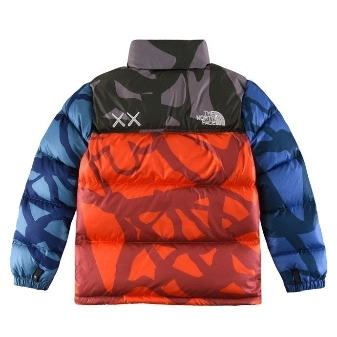 KAWS x The North Face Retro 1996 Nuptse Jacket Moonlight Ivory Nuptse Print
