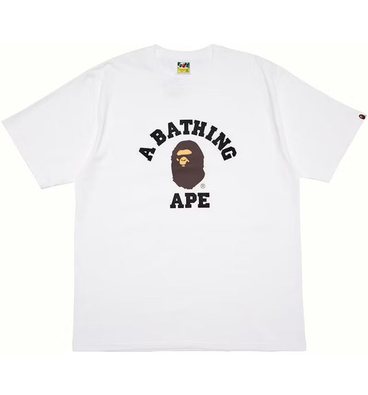 BAPE College Tee Shirt White