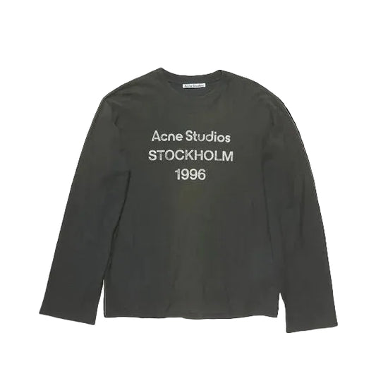 Acne Studios 1996 Logo Longsleeve T-Shirt Faded Black