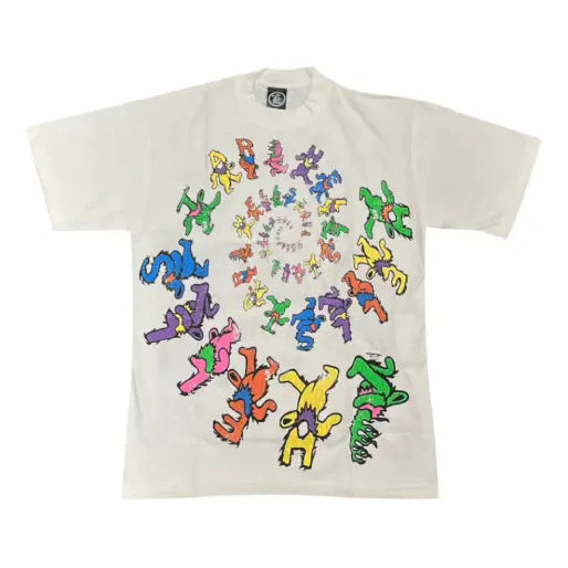 Hellstar Grateful Dead Dancing Bears T-Shirt Beige