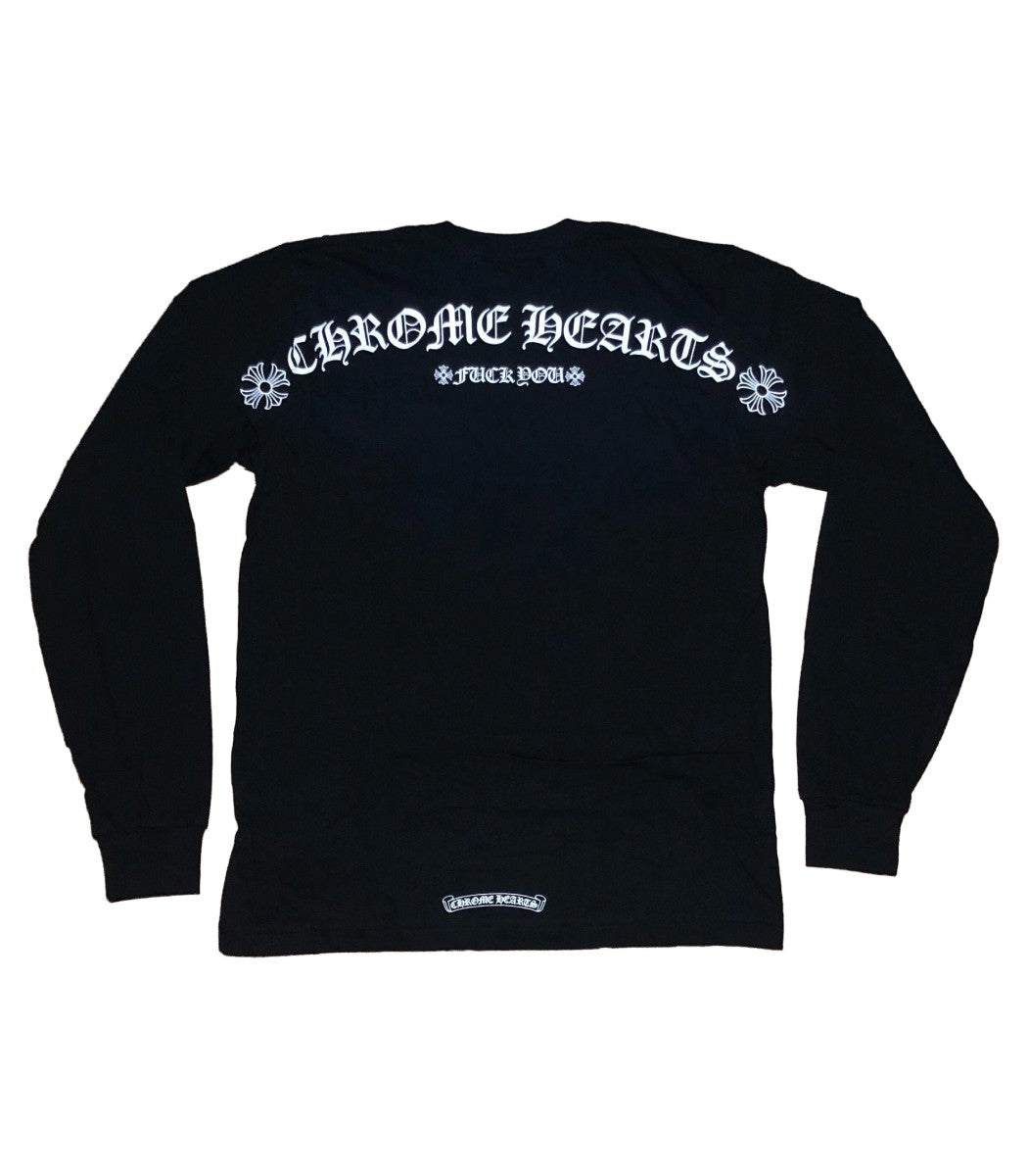 Chrome Hearts Fuck You Logo Pocket Long-Sleeve Black