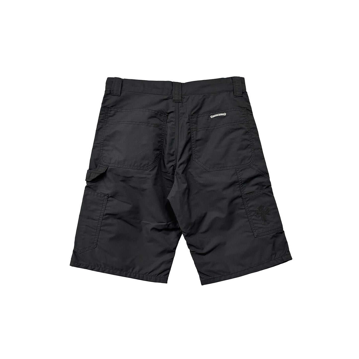 Chrome Hearts Leather Double Knee Carpenter Shorts