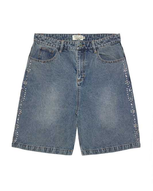 Vale Forever Crystal Jorts Mid Wash
