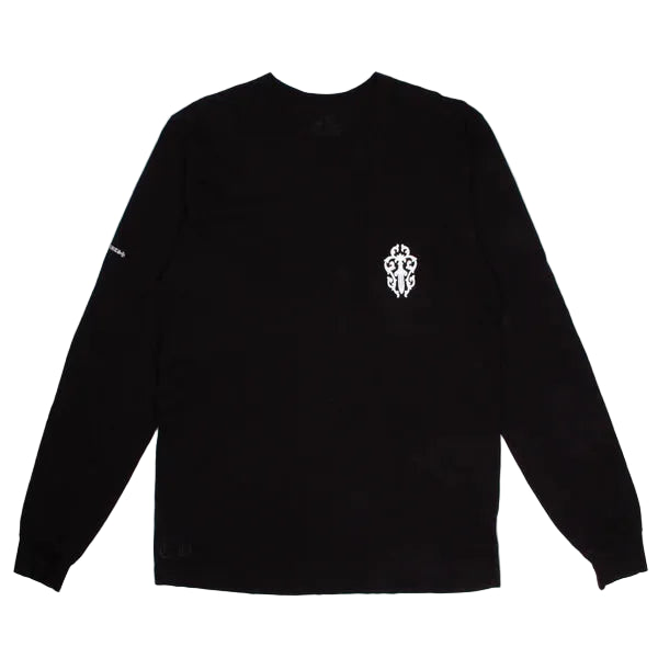 Chrome Hearts Split Script Dagger Long Sleeve T-Shirt Black