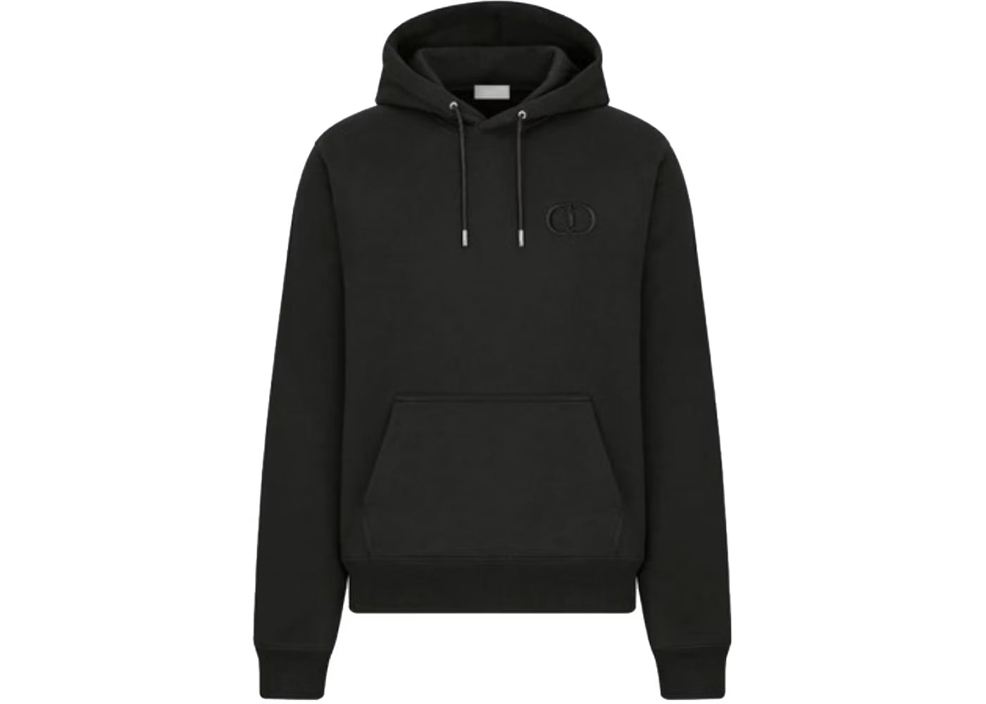 Dior CD Icon Logo Hooded Sweatshirt Black